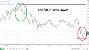 Lee más sobre el artículo BNB/USD: Sentimiento Frágil Giro a la Baja esta Mañana