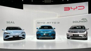 Lee más sobre el artículo BYD entra en el mercado japonés de autos con tres modelos eléctricos