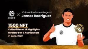 Lee más sobre el artículo De qué se trata la NFT del futbolista colombiano James Rodríguez