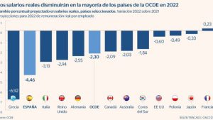 Lee más sobre el artículo La OCDE prevé que España registre una de las mayores caídas de los salarios reales este año