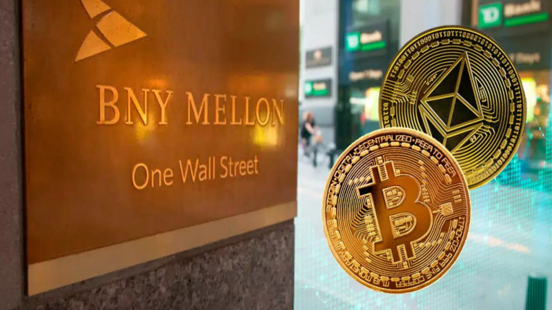 BNY Mellon es el primer gran banco estadounidense en custodiar criptomonedas junto con las inversiones tradicionales