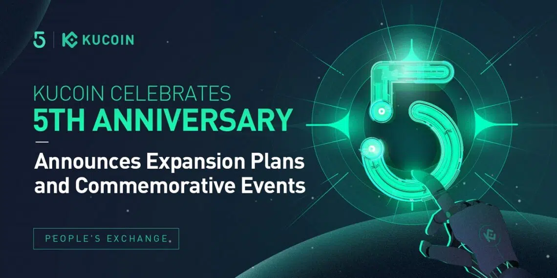 KuCoin celebra su 5to aniversario