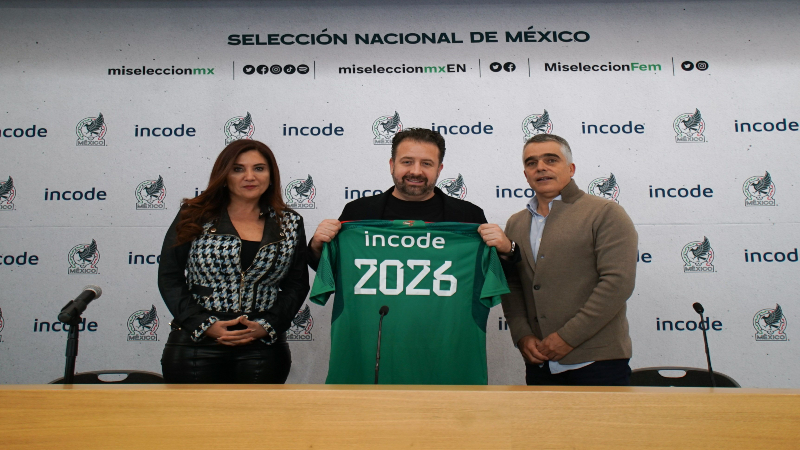 La Selección Nacional de México da la bienvenida a Incode Technologies