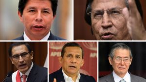 Lee más sobre el artículo Cinco expresidentes de Perú tienen problemas con la justicia