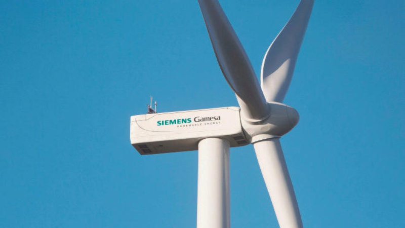 Aerogenerador de Siemens Gamesa.