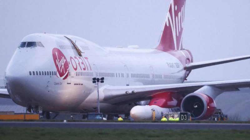 No llegó a órbita el primer lanzamiento de Virgin Orbit desde el Reino Unido por una “anomalía”