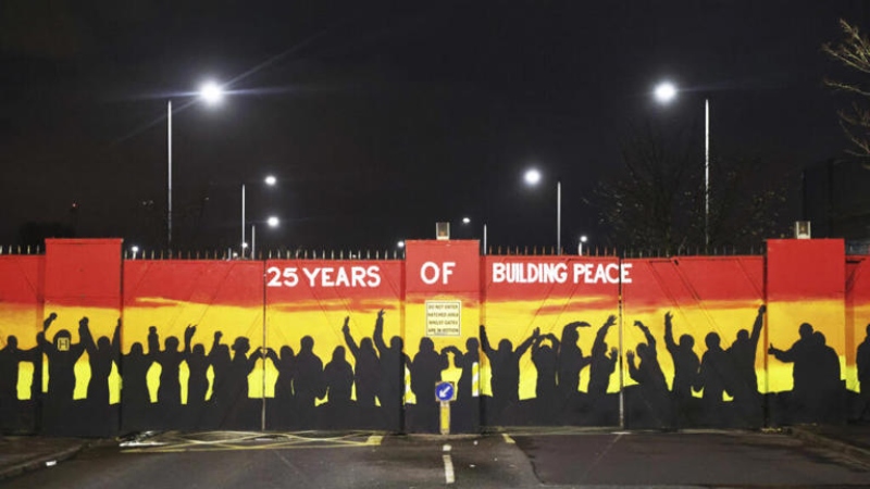 El Camino de Lanark celebra el Acuerdo de Viernes Santo en Belfast Oeste, el miércoles 5 de abril de 2023