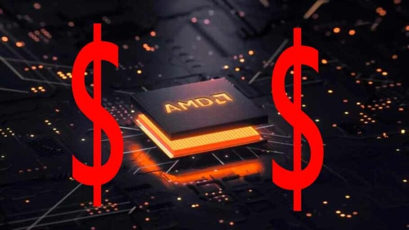 AMD enfrenta fuerte descenso en ganancias en el primer trimestre de 2023, las Ventas de chips caen un 65%