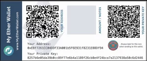 Paper wallet