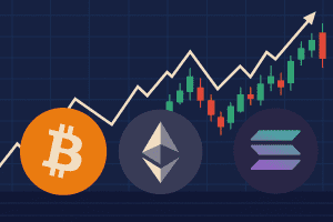 Lee más sobre el artículo Bitcoin, Ethereum y Solana lideran récord de entradas a fondos cripto