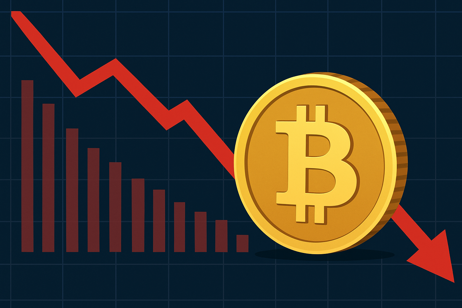 Posible caída prolongada de Bitcoin por señales técnicas clave