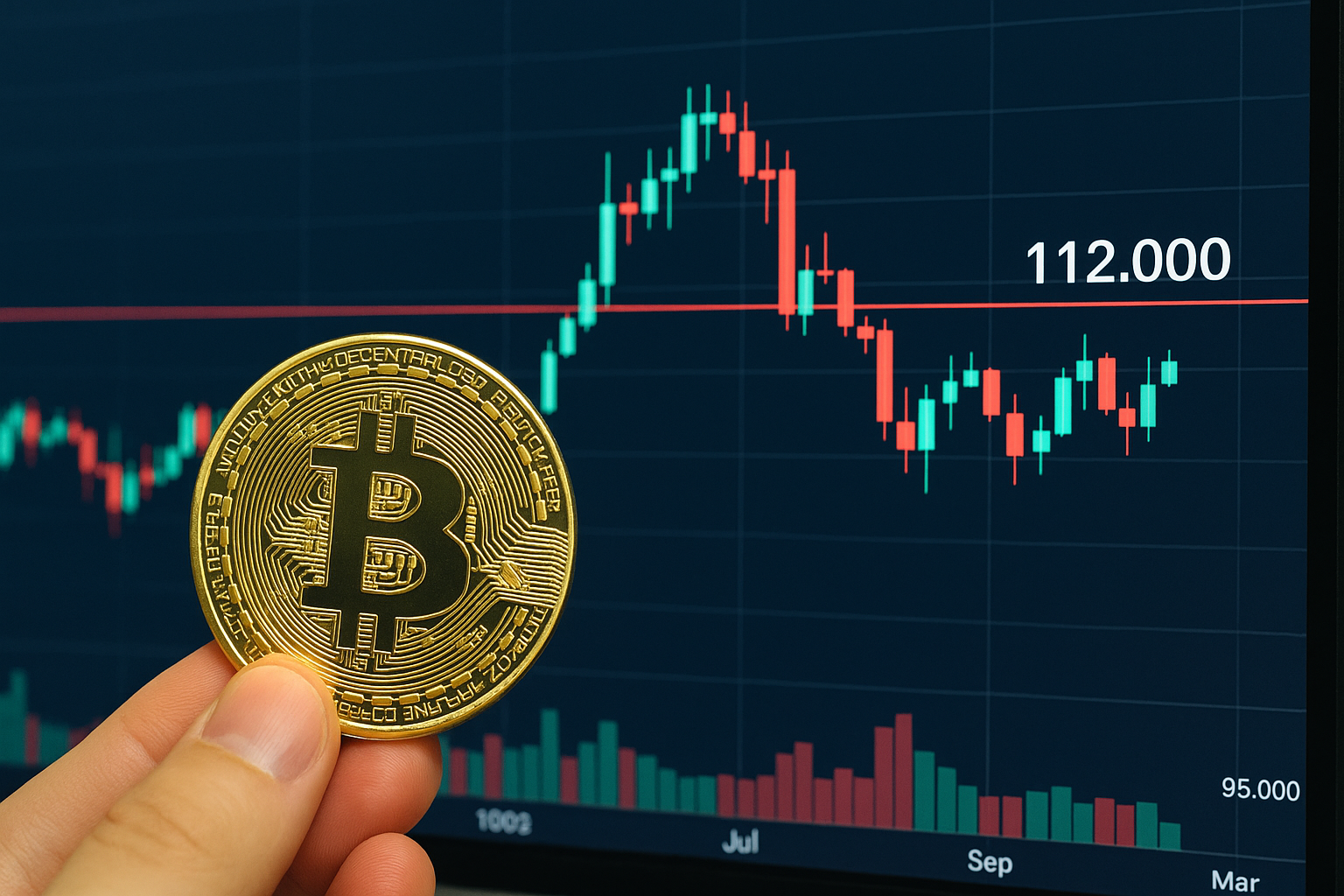 Bitcoin enfrenta una resistencia clave en los 112 000 dólares