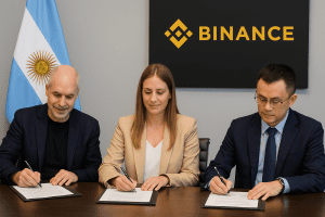 Lee más sobre el artículo La Ciudad de Buenos Aires firmó un acuerdo con Binance para promover la adopción segura de criptomonedas